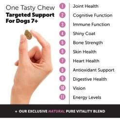 PetHonesty Duck Flavored Soft Chews Multivitamin For Senior Dogs & Blue Buffalo Life Protection Formula Senior Chicken & Brown Rice Recipe Dry Dog Food 16 PetHonesty Duck Flavored Soft Chews Multivitamin For Senior Dogs & Blue Buffalo Life Protection Formula Senior Chicken & Brown Rice Recipe Dry Dog Food -Pet Wellness 365451 PT7. AC SS1800 V1644021382
