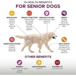 PetHonesty Duck Flavored Soft Chews Multivitamin For Senior Dogs & Blue Buffalo Homestyle Recipe Senior Chicken Dinner With Garden Vegetables Canned Dog Food -Pet Wellness 365452 PT4. AC SS1800 V1644014536