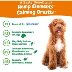 Zesty Paws Hemp Elements Calming OraStix Peppermint Flavored Dental Chews Composure Supplement For Dogs & Zesty Paws Hemp Elements Mobility OraStix Peppermint Flavored Dog Dental Chews -Pet Wellness 365484 PT8. AC SS1800 V1669154875