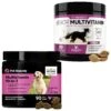 PetHonesty Duck Flavored Soft Chews Multivitamin For Senior Dogs & PetHonesty Multivitamin 10-in-1 Chicken Flavored Soft Chews Multivitamin For Dogs