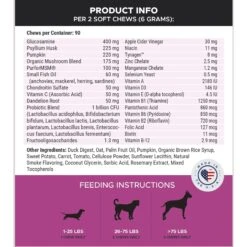 PetHonesty Duck Flavored Soft Chews Multivitamin For Senior Dogs & PetHonesty Multivitamin 10-in-1 Chicken Flavored Soft Chews Multivitamin For Dogs -Pet Wellness 365489 PT6. AC SS1800 V1678391874