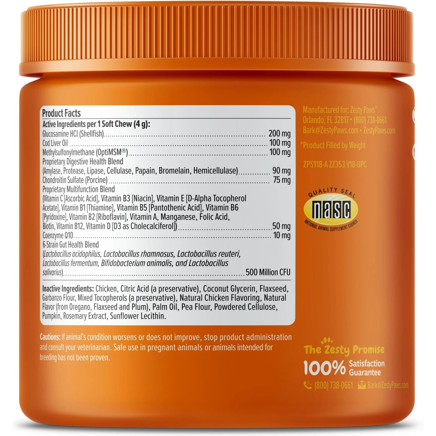 Purina Pro Plan Veterinary Diets FortiFlora Powder Digestive Supplement For Dogs & Zesty Paws Multivitamin 8-in-1 Bites Chicken Flavored Soft Chews Supplement For Dogs 3 Purina Pro Plan Veterinary Diets FortiFlora Powder Digestive Supplement For Dogs & Zesty Paws Multivitamin 8-in-1 Bites Chicken Flavored Soft Chews Supplement For Dogs - Image 3