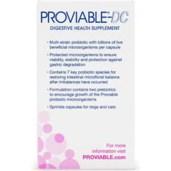 Nutramax Cosequin Hip & Joint Maximum Strength Plus MSM Chewable Tablets Joint Supplement For Dogs & Nutramax Proviable Probiotics & Prebiotics Capsules Digestive Supplement For Cats & Dogs -Pet Wellness 365493 PT6. AC SS1800 V1644016958
