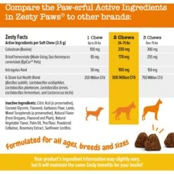 Zesty Paws Allergy & Immune Bites Lamb Flavored Soft Chews Allergies, Immune, & Gut Support Supplement For Dogs & Purina Pro Plan Veterinary Diets FortiFlora Powder Digestive Supplement For Dogs -Pet Wellness 365495 PT3. AC SS1800 V1699554889