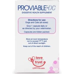 Nutramax Proviable Probiotics & Prebiotics Capsules Digestive Supplement For Cats & Dogs & Nutramax Cobalequin Chewable Tablets B12 Supplement For Medium To Large Dogs -Pet Wellness 365496 PT5. AC SS1800 V1644018702