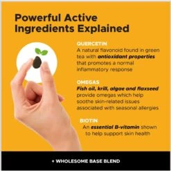 PetHonesty Allergy Skin Health Salmon Flavored Soft Chews Skin & Coat Supplement For Dogs & PetHonesty Multivitamin 10-in-1 Chicken Flavored Soft Chews Multivitamin For Dogs -Pet Wellness 365502 PT7. AC SS1800 V1678467853