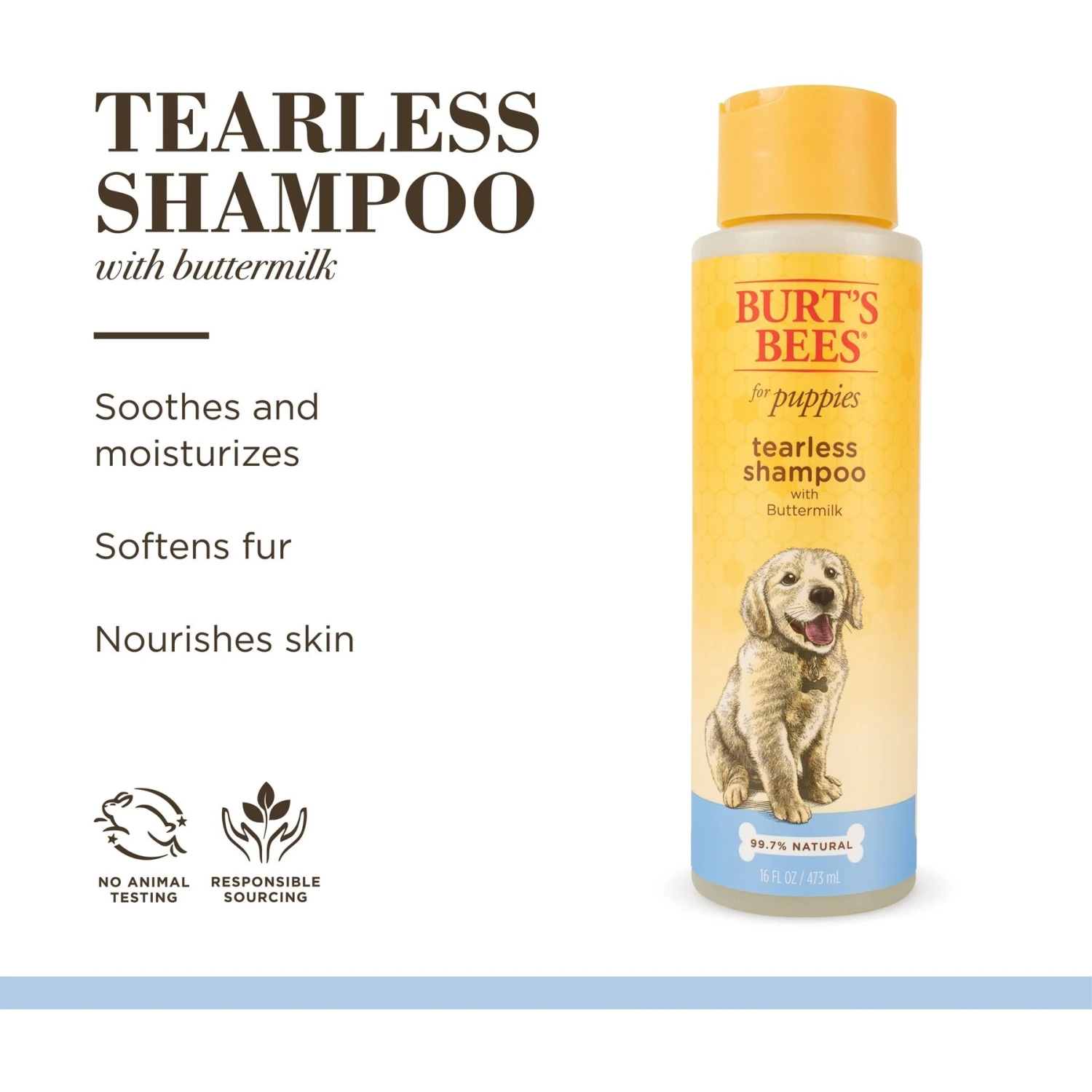 TropiClean Fresh Breath Oral Care Puppy Dental Kit & Burt's Bees Tearless Puppy Shampoo With Buttermilk For Dogs 9 TropiClean Fresh Breath Oral Care Puppy Dental Kit & Burt's Bees Tearless Puppy Shampoo With Buttermilk For Dogs - Image 9