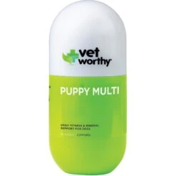 Vet Worthy Puppy Multi Tablet Multivitamin Dog Supplement, 60 Count