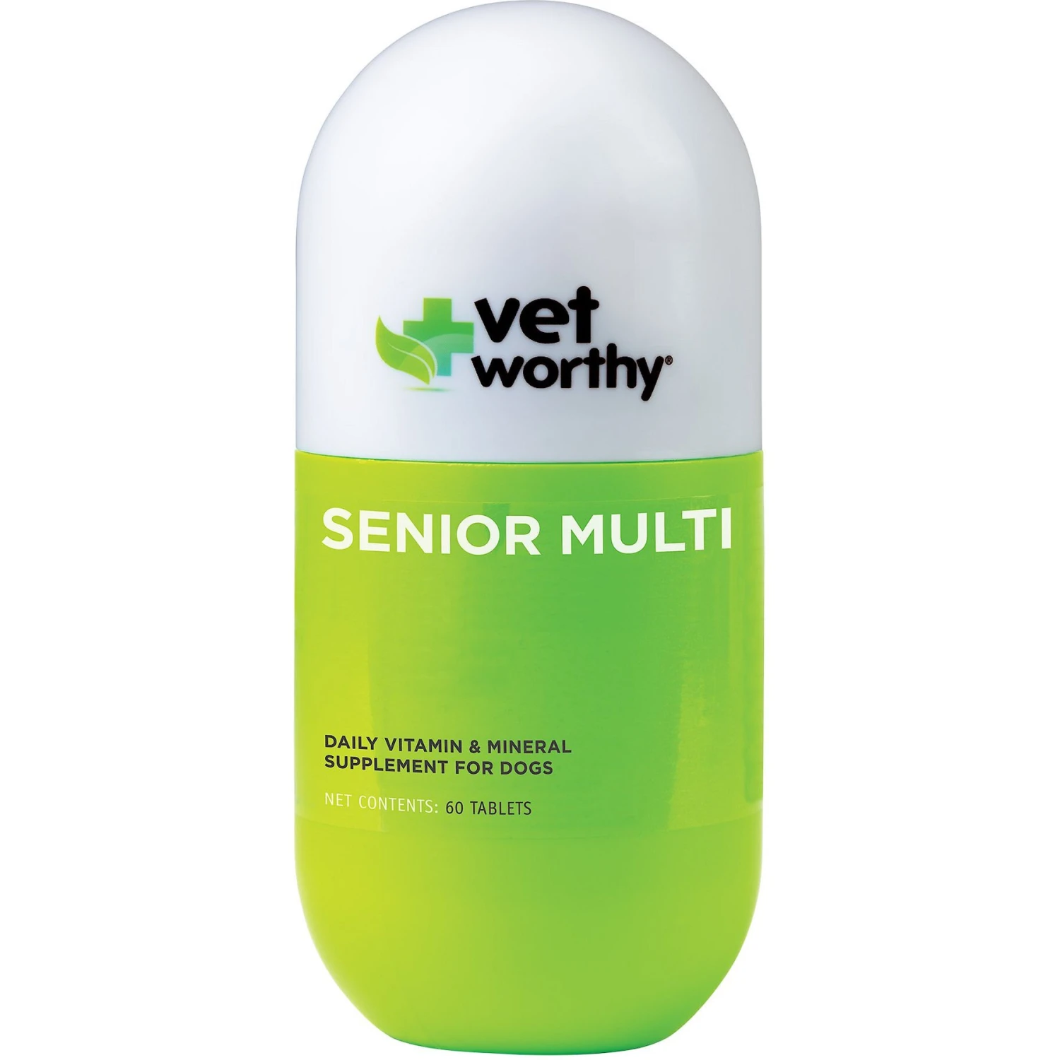 Vet Worthy Senior Multi Vitamin Chew Tabs Dog Supplement, 60 Count 1 Vet Worthy Senior Multi Vitamin Chew Tabs Dog Supplement, 60 Count