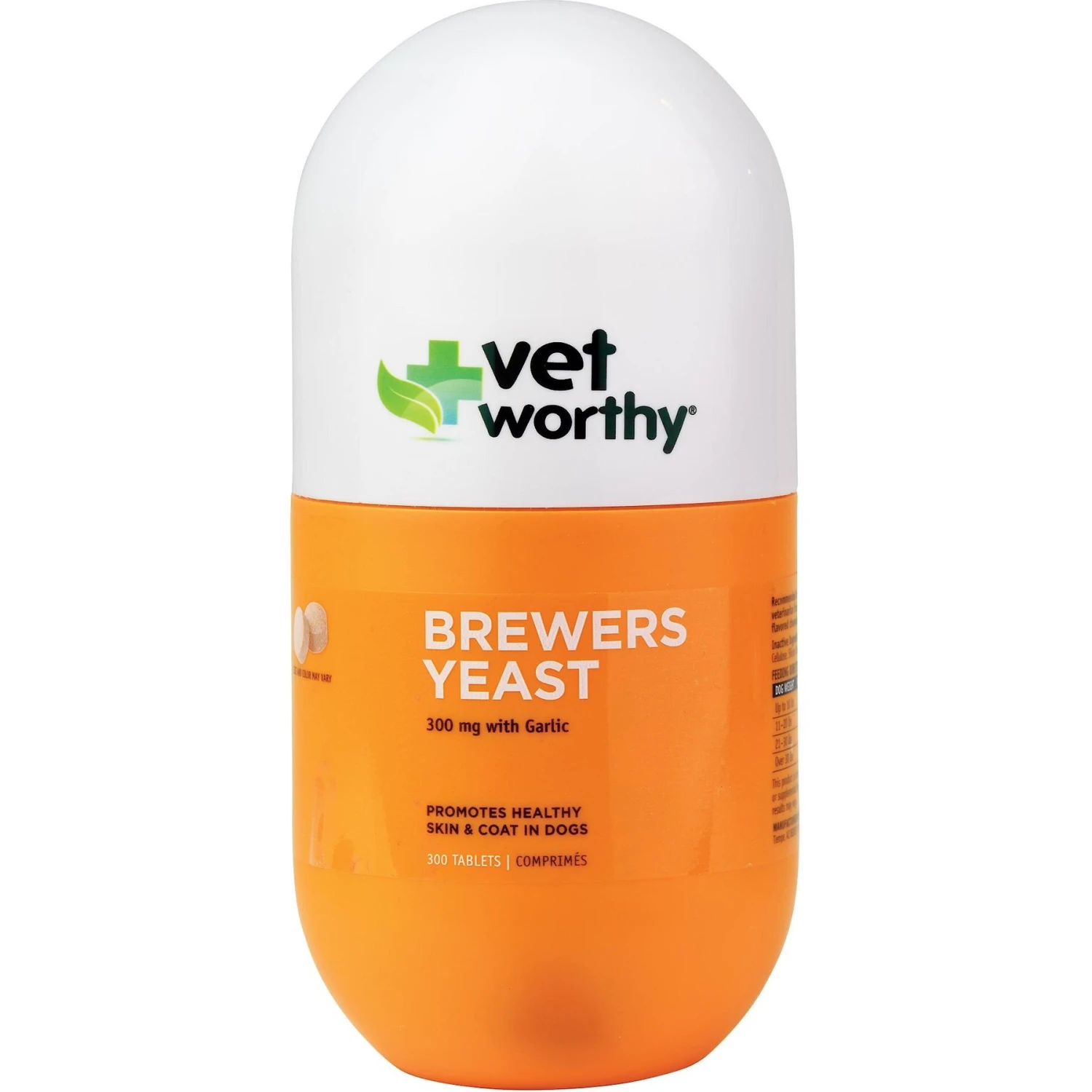Vet Worthy Brewer's Yeast Chews Dog Supplement, 300 Count 1 Vet Worthy Brewer's Yeast Chews Dog Supplement, 300 Count