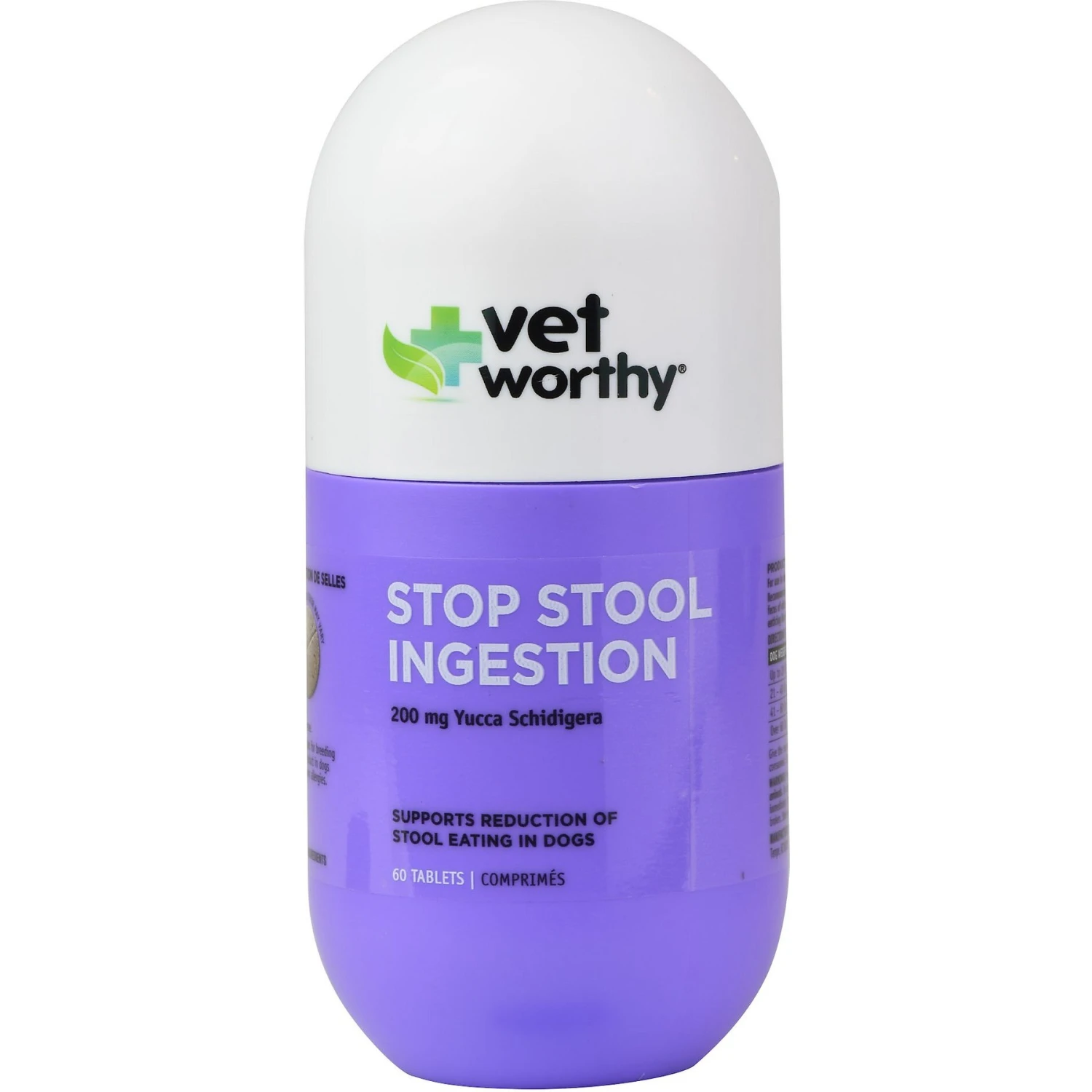 Vet Worthy Stop Stool Ingestion Chew Tabs Dog Supplement, 60 Count 1 Vet Worthy Stop Stool Ingestion Chew Tabs Dog Supplement, 60 Count