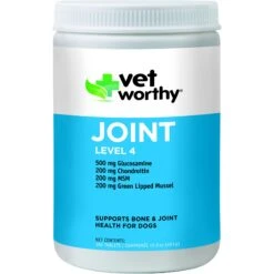 Vet Worthy Joint Level 4 Dog Chew Tabs Dog Supplement