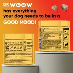 Dr Woow Hip & Joint Lamb Flavored Soft Chew Joint Supplement For Dogs, 90 Count -Pet Wellness 366508 PT4. AC SS1800 V1643908503