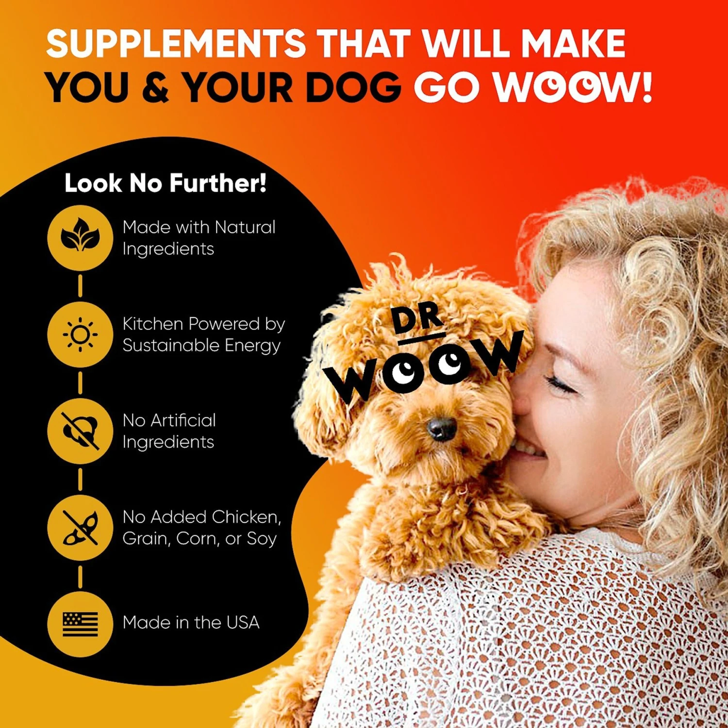 Dr Woow Duck Flavored Soft Chew Allergy & Immune Supplement For Dogs, 90 Count 4 Dr Woow Duck Flavored Soft Chew Allergy & Immune Supplement For Dogs, 90 Count - Image 4