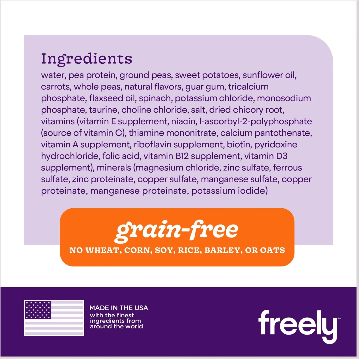 Freely Vegetarian Recipe Limited Ingredient Grain-Free Wet Dog Food 4 Freely Vegetarian Recipe Limited Ingredient Grain-Free Wet Dog Food - Image 4