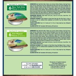 Blue Buffalo Divine Delights Gravy Variety Pack Filet Mignon & NY Strip Flavor Dog Food Trays & Blue Buffalo Divine Delights Roasted Chicken Flavor Hearty Gravy Dog Food Trays 11 Blue Buffalo Divine Delights Gravy Variety Pack Filet Mignon & NY Strip Flavor Dog Food Trays & Blue Buffalo Divine Delights Roasted Chicken Flavor Hearty Gravy Dog Food Trays -Pet Wellness 367546 PT2. AC SS1800 V1645745212