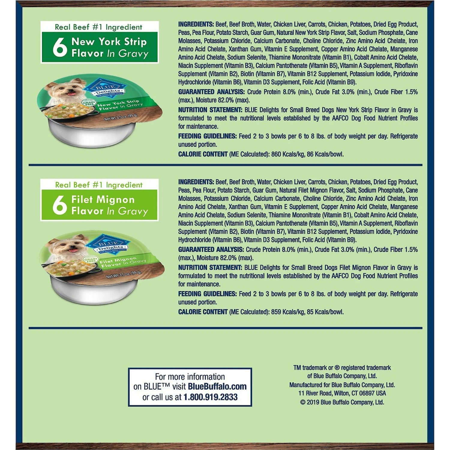 Blue Buffalo Divine Delights Gravy Variety Pack Filet Mignon & NY Strip Flavor Dog Food Trays & Blue Buffalo Divine Delights Roasted Chicken Flavor Hearty Gravy Dog Food Trays 3 Blue Buffalo Divine Delights Gravy Variety Pack Filet Mignon & NY Strip Flavor Dog Food Trays & Blue Buffalo Divine Delights Roasted Chicken Flavor Hearty Gravy Dog Food Trays - Image 3