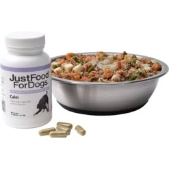 JustFoodForDogs Calm Capsule Calming Supplement For Dogs, 90 Count 11 JustFoodForDogs Calm Capsule Calming Supplement For Dogs, 90 Count -Pet Wellness 367578 PT8. AC SS1800 V1646786022