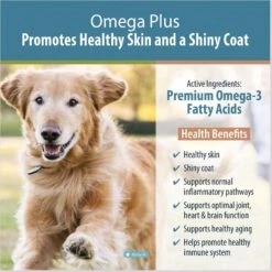 JustFoodForDogs Omega Plus Liquid Skin & Coat Supplement For Dogs, 8-oz Bottle -Pet Wellness 367582 PT2. AC SS1800 V1681395855