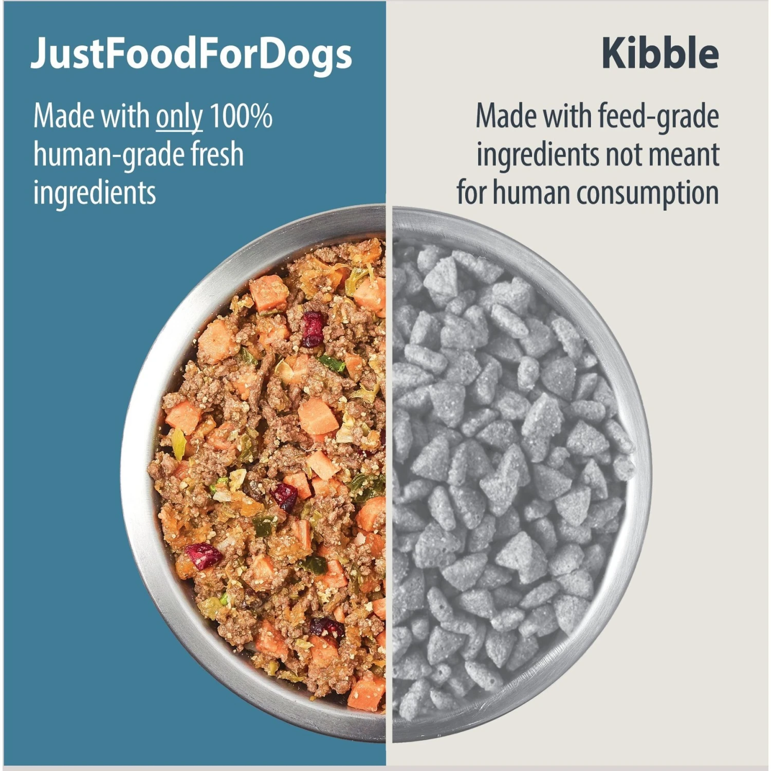 JustFoodForDogs Venison & Squash Recipe Frozen Human-Grade Fresh Dog Food 3 JustFoodForDogs Venison & Squash Recipe Frozen Human-Grade Fresh Dog Food - Image 3