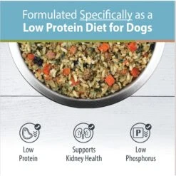 JustFoodForDogs Veterinary Diet PantryFresh Renal Support Low Protein Shelf-Stable Fresh Dog Food, 12.5-oz Pouch, Case Of 12 -Pet Wellness 368147 PT3. AC SS1800 V1666297283