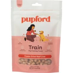 Pupford Beef Liver Training Freeze-Dried Dog Treats -Pet Wellness 368260 PT3. AC SS1800 V1677538544