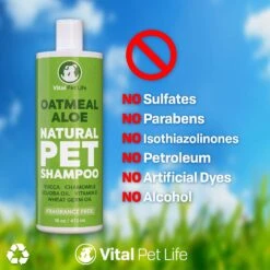 Vital Pet Life Oatmeal & Aloe Dog Shampoo, 16-oz -Pet Wellness 369340 PT3. AC SS1800 V1646943405