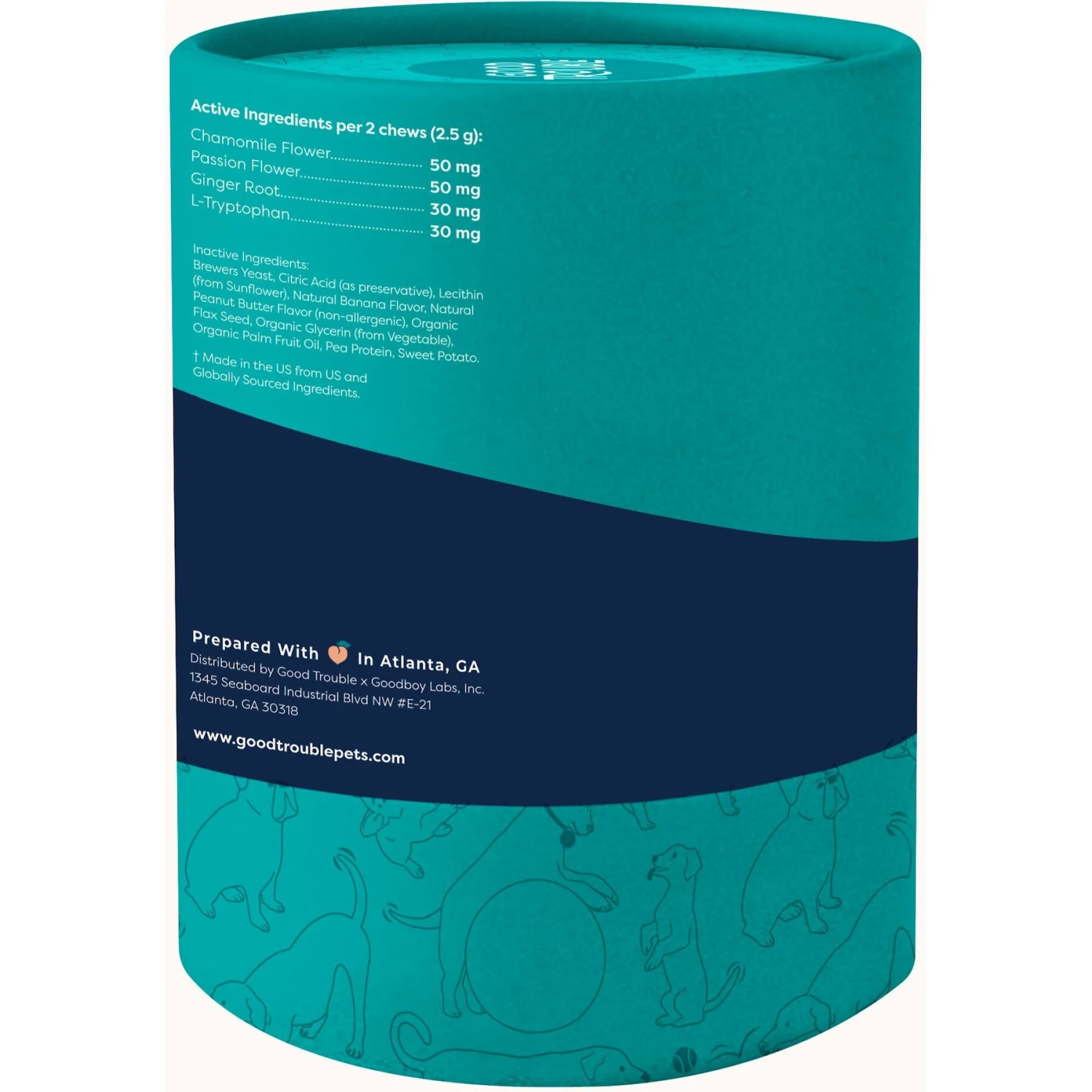 Good Trouble Calming Soft Chew Supplement For Dogs, 100 Count 2 Good Trouble Calming Soft Chew Supplement For Dogs, 100 Count - Image 2