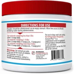 Pet Health Pharma Azovast Plus Powder Kidney Supplement For Dogs & Cats, 6-oz Jar -Pet Wellness 369980 PT2. AC SS1800 V1672327410
