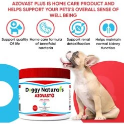 Pet Health Pharma Azovast Plus Powder Kidney Supplement For Dogs & Cats, 6-oz Jar -Pet Wellness 369980 PT5. AC SS1800 V1672328162