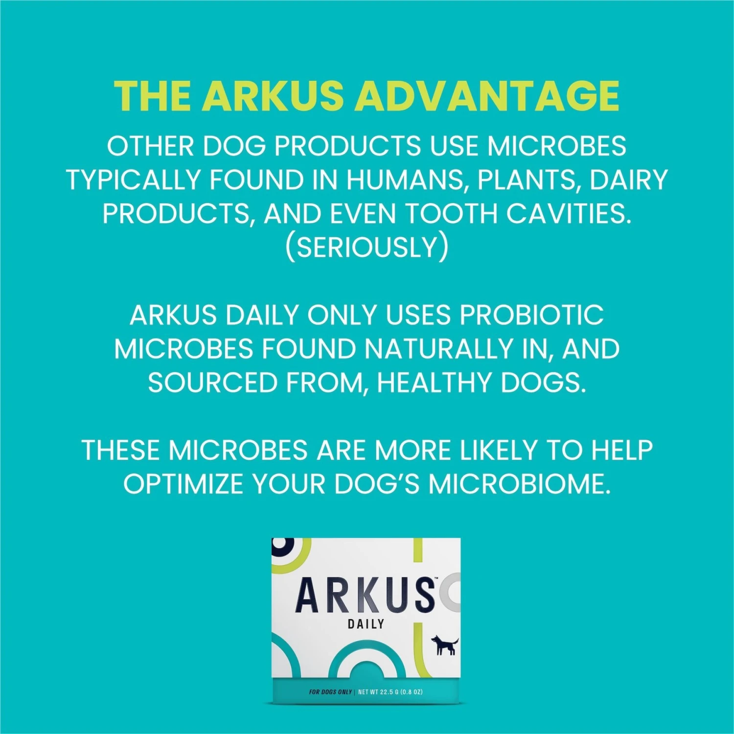 Arkus Daily All-Natural Probiotic Digestive Dog Health Supplement, 0.8-oz Jar 2 Arkus Daily All-Natural Probiotic Digestive Dog Health Supplement, 0.8-oz Jar - Image 2
