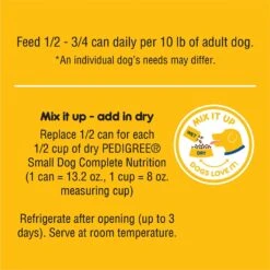 Pedigree Tender Bites In Gravy, Chicken & Vegetable Flavor Adult Canned Wet Dog Food -Pet Wellness 371171 PT7. AC SS1800 V1646348972