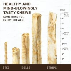 Earth Animal No-Hide Long Lasting Natural Rawhide Alternative The Feast Recipe Small Chew Dog Treats, 2 Count -Pet Wellness 372305 PT7. AC SS1800 V1691614562