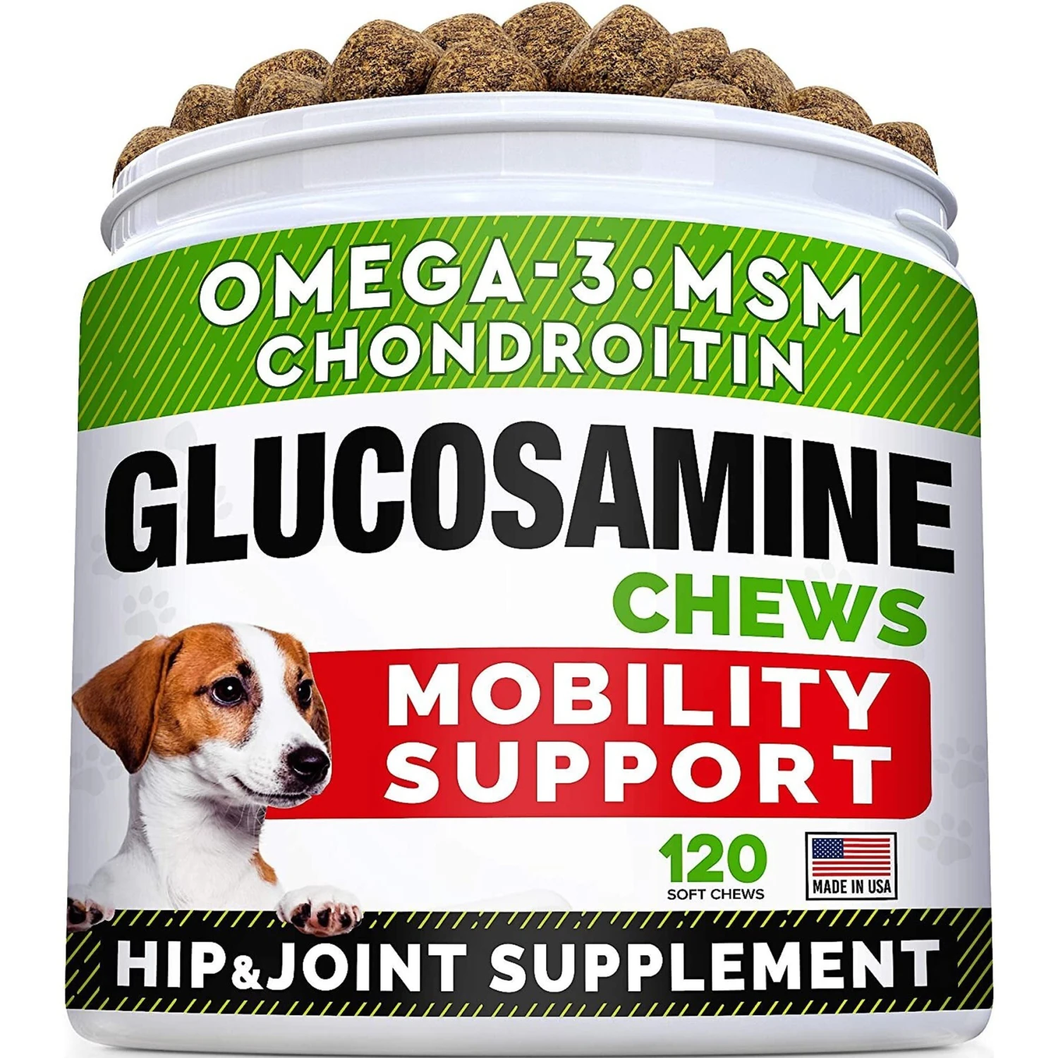 StrellaLab Glucosamine Advanced Mobility With Omega-3 Fish Oil Joint Supplement Dog Chews 2 StrellaLab Glucosamine Advanced Mobility With Omega-3 Fish Oil Joint Supplement Dog Chews - Image 2