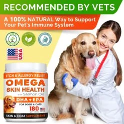 StrellaLab Fish Oil DHA + EPA Omega-3 Soft Chews Dog Skin & Coat Supplement 13 StrellaLab Fish Oil DHA + EPA Omega-3 Soft Chews Dog Skin & Coat Supplement -Pet Wellness 372320 PT6. AC SS1800 V1662501349