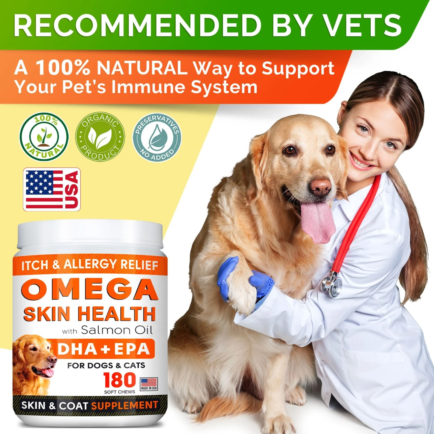 StrellaLab Fish Oil DHA + EPA Omega-3 Soft Chews Dog Skin & Coat Supplement 7 StrellaLab Fish Oil DHA + EPA Omega-3 Soft Chews Dog Skin & Coat Supplement - Image 7