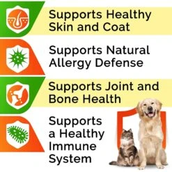 StrellaLab DHA + EPA Omega-3 Wild Alaskan Salmon Oil Cat & Dog Skin & Coat Supplement, 32-oz Bottle -Pet Wellness 372324 PT3. AC SS1800 V1647637917