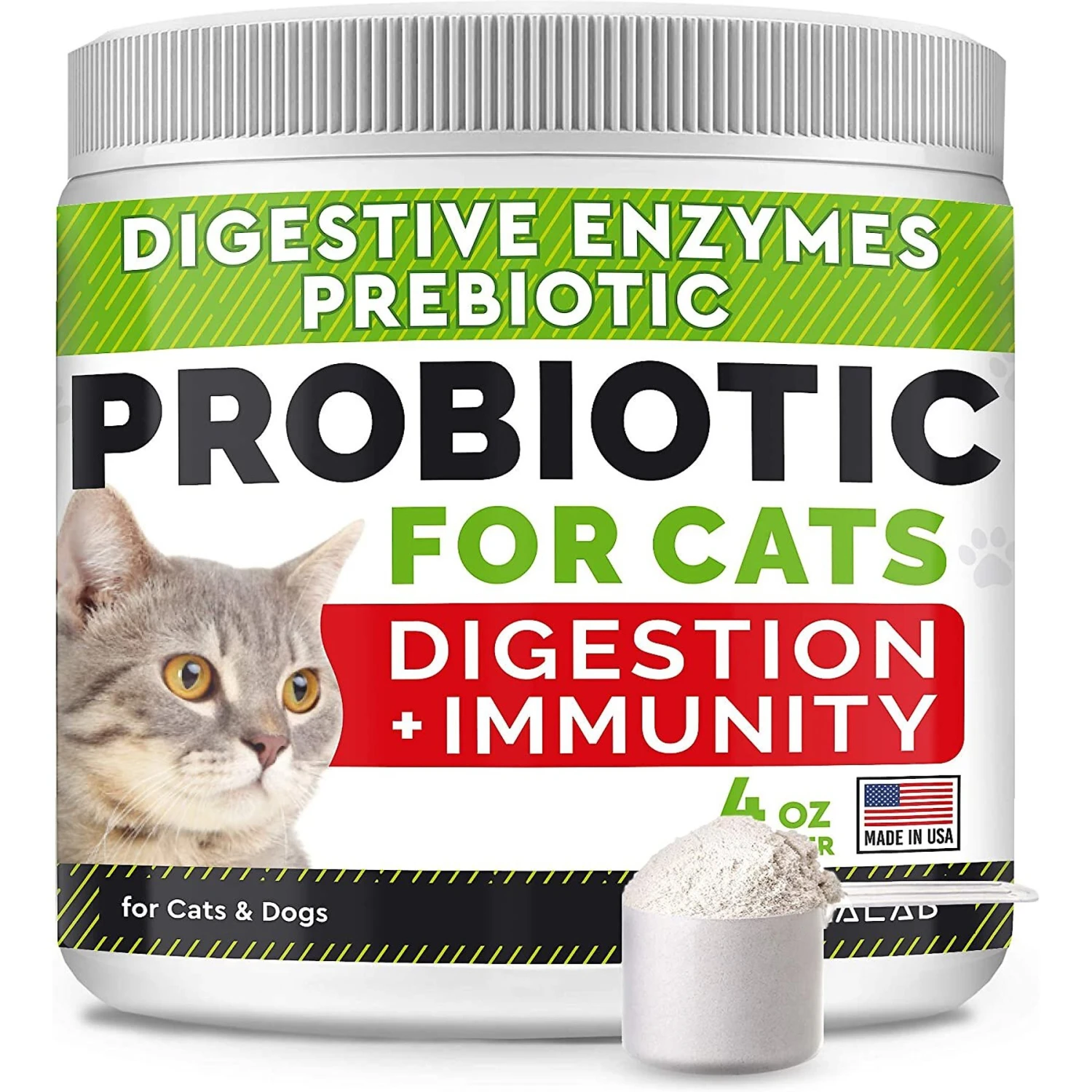 StrellaLab Digestion+Immunity Cat & Dog Probiotics Powder 1 StrellaLab Digestion+Immunity Cat & Dog Probiotics Powder