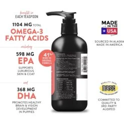 Dogswell Wild Alaskan Salmon Oil Dog Supplement -Pet Wellness 373049 PT2. AC SS1800 V1684837286