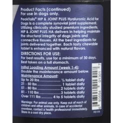 PeakTails Arthrix Hip & Joint Plus HA Dog Supplement -Pet Wellness 373060 PT4. AC SS1800 V1648517809