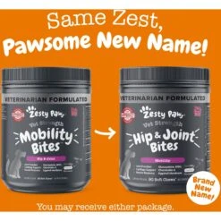 Zesty Paws Vet Strength Hip & Joint Soft Chews Glucosamine Mobility Supplement For Dogs -Pet Wellness 373286 PT2. AC SS1800 V1699635038