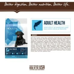 Holistic Select Adult Health Anchovy, Sardine & Salmon Meals Recipe Dry Dog Food -Pet Wellness 47657 PT3. AC SS1800 V1510775595