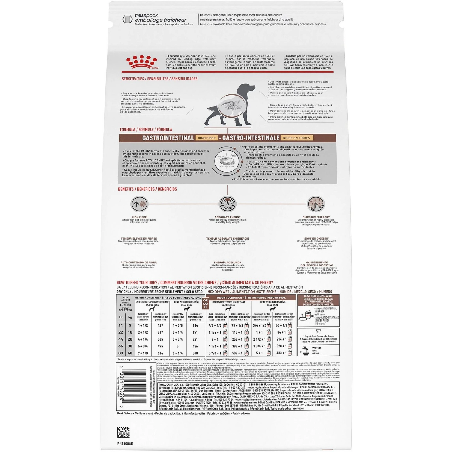 Royal Canin Veterinary Diet Adult Gastrointestinal High Fiber Dry Dog Food 2 Royal Canin Veterinary Diet Adult Gastrointestinal High Fiber Dry Dog Food - Image 2