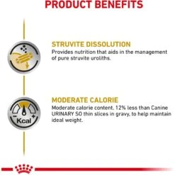 Royal Canin Veterinary Diet Adult Urinary SO Moderate Calorie Thin Slices In Gravy Canned Dog Food -Pet Wellness 48764 PT2. AC SS1800 V1670426178