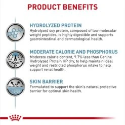 Royal Canin Veterinary Diet Adult Hydrolyzed Protein Moderate Calorie Dry Dog Food -Pet Wellness 48838 PT3. AC SS1800 V1694618383