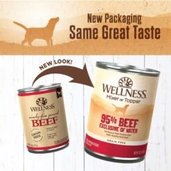 Wellness Ninety-Five Percent Beef Grain-Free Canned Dog Food Topper -Pet Wellness 49195 PT2. AC SS1800 V1657657679