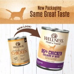 Wellness Ninety-Five Percent Chicken Grain-Free Natural Canned Dog Food -Pet Wellness 49196 PT2. AC SS1800 V1657657680