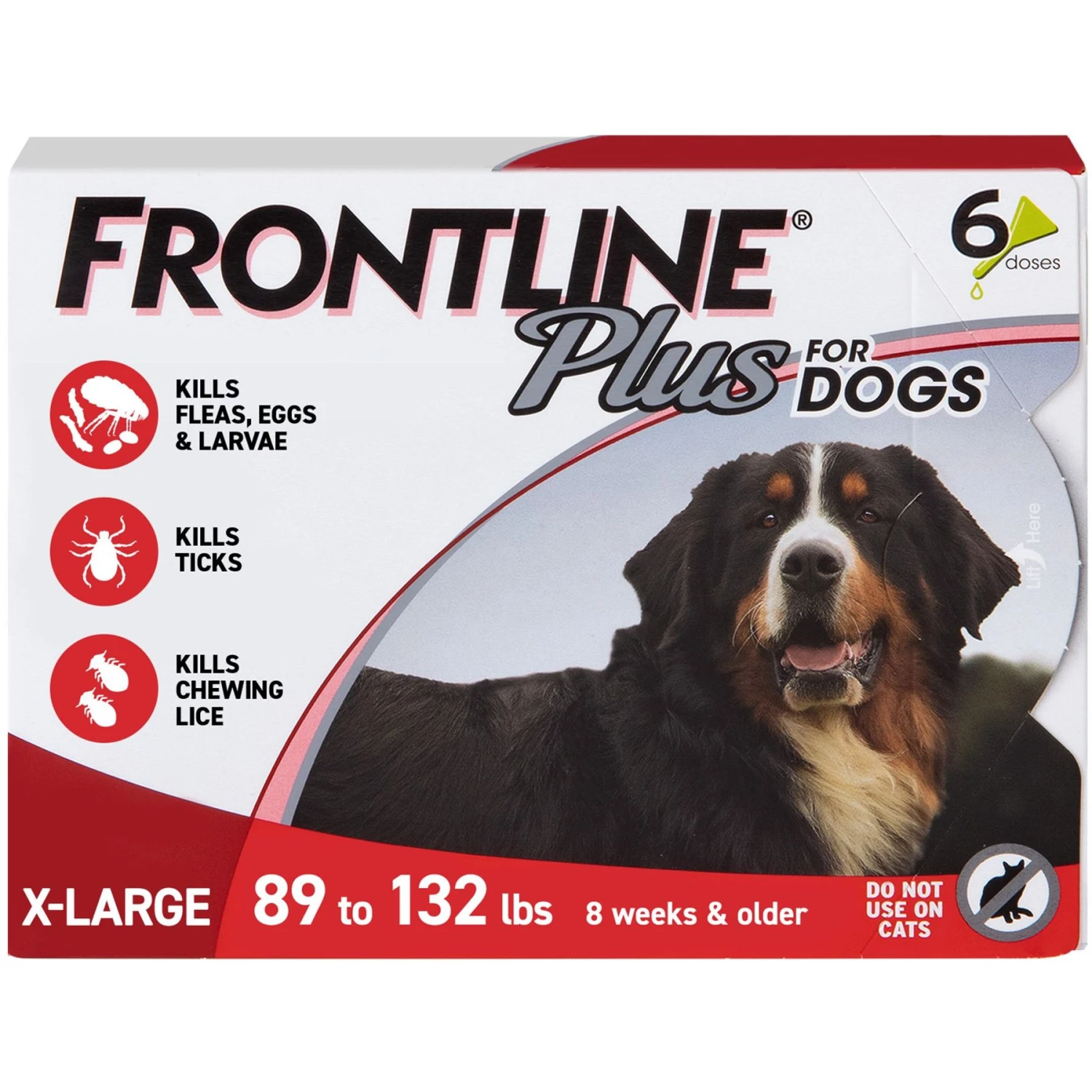 Frontline Plus Flea & Tick Spot Treatment For Extra Large Dogs, 89-132 Lbs 1 Frontline Plus Flea & Tick Spot Treatment For Extra Large Dogs, 89-132 Lbs