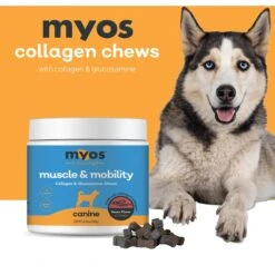MYOS Muscle & Mobility Collagen Chews Dog Supplement, 180-g -Pet Wellness 503070 PT3. AC SS1800 V1649938914