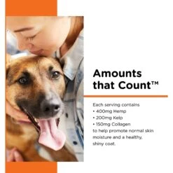 Nutri-Vet Hemp Peanut Butter & Honey Flavor Skin & Coat Soft Chew Supplement For Adult Dogs, 12.7-oz -Pet Wellness 503694 PT2. AC SS1800 V1648072952